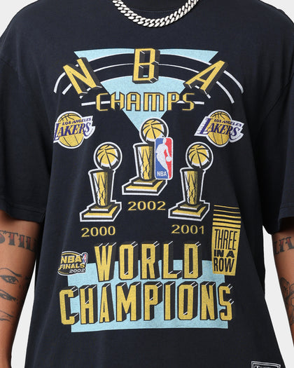 Mitchell & Ness Los Angeles Lakers World Champions T-Shirt Faded Black