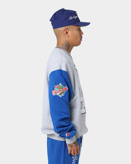 Majestic Athletic Los Angeles Dodgers All Team Champs Crewneck Classic Blue/Grey