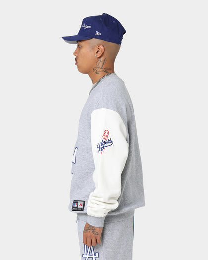 Majestic Athletic Los Angeles Dodgers All Team Champs Crewneck Classic Blue/Grey