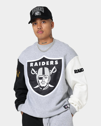 Majestic Athletic Las Vegas Raiders All Team Champs Crewneck Black/Grey Marle