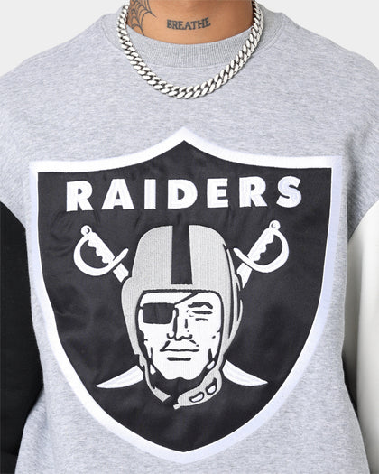 Majestic Athletic Las Vegas Raiders All Team Champs Crewneck Black/Grey Marle