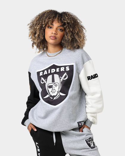 Majestic Athletic Las Vegas Raiders All Team Champs Crewneck Black/Grey Marle