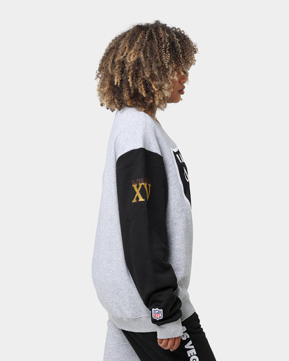 Majestic Athletic Las Vegas Raiders All Team Champs Crewneck Black/Grey Marle