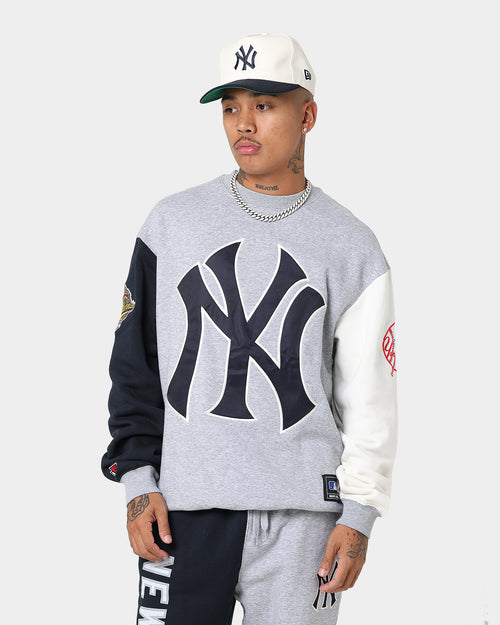 Majestic Athletic New York Yankees All Team Champs Crewneck True Navy/Grey