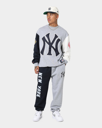 Majestic Athletic New York Yankees All Team Champs Crewneck True Navy/Grey