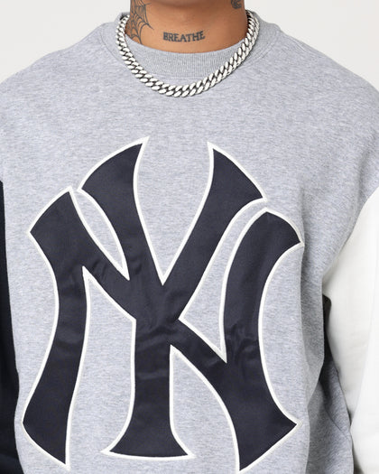 Majestic Athletic New York Yankees All Team Champs Crewneck True Navy/Grey