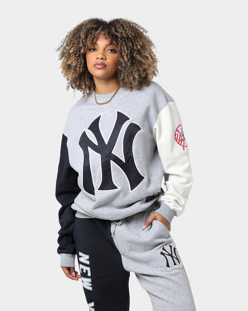 Majestic Athletic New York Yankees All Team Champs Crewneck True Navy/Grey