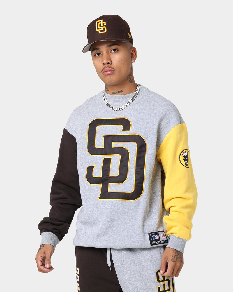 Majestic Athletic San Diego Padres All Team Champs Crewneck Yellow