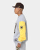 Majestic Athletic San Diego Padres All Team Champs Crewneck Yellow/Grey Marle
