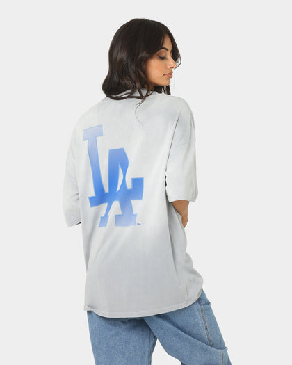 Majestic Athletic Los Angeles Dodgers Solarised Oversized T-Shirt Warm Grey