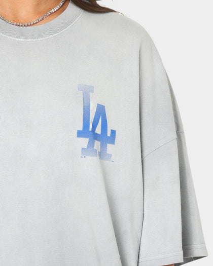Majestic Athletic Los Angeles Dodgers Solarised Oversized T-Shirt Warm Grey