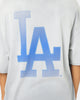 Majestic Athletic Los Angeles Dodgers Solarised Oversized T-Shirt Warm Grey