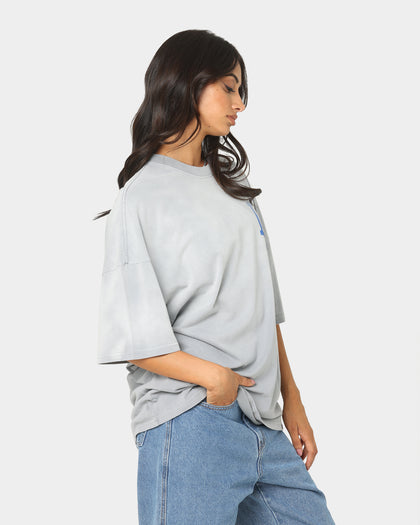 Majestic Athletic Los Angeles Dodgers Solarised Oversized T-Shirt Warm Grey