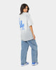 Majestic Athletic Los Angeles Dodgers Solarised Oversized T-Shirt Warm Grey