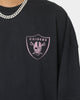 Majestic Athletic Las Vegas Raiders Solarised Oversized T-Shirt Faded Black