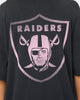 Majestic Athletic Las Vegas Raiders Solarised Oversized T-Shirt Faded Black