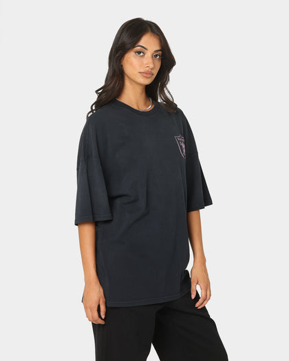 Majestic Athletic Las Vegas Raiders Solarised Oversized T-Shirt Faded Black