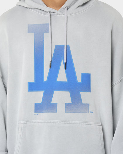 Majestic Athletic Los Angeles Dodgers Solarised Contrast Hoodie Warm Grey