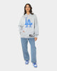Majestic Athletic Los Angeles Dodgers Solarised Contrast Hoodie Warm Grey