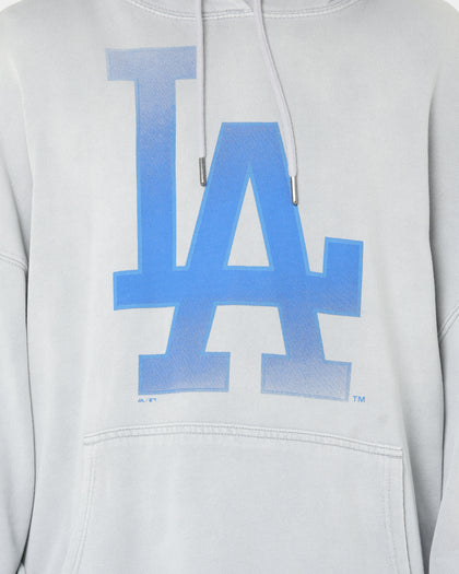 Majestic Athletic Los Angeles Dodgers Solarised Contrast Hoodie Warm Grey