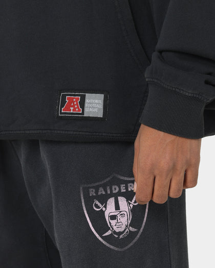 Majestic Athletic Las Vegas Raiders Solarised Contrast Hoodie Faded Black