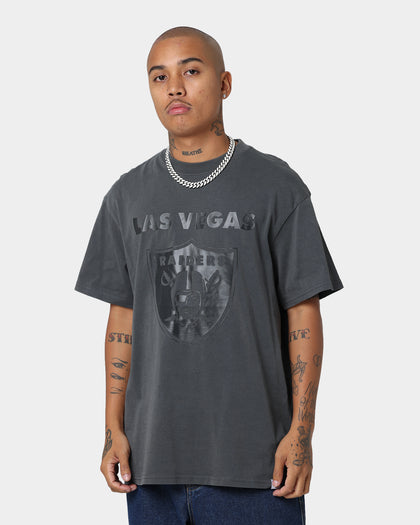 Majestic Athletic Las Vegas Raiders Tonals Logo T-Shirt Gunmetal