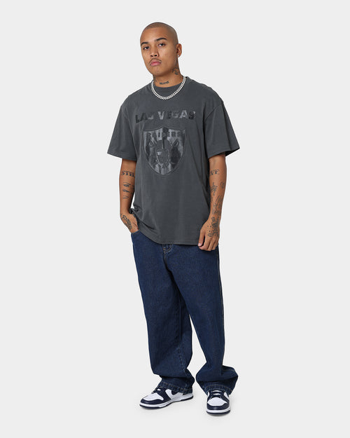 Majestic Athletic Las Vegas Raiders Tonals Logo T-Shirt Gunmetal