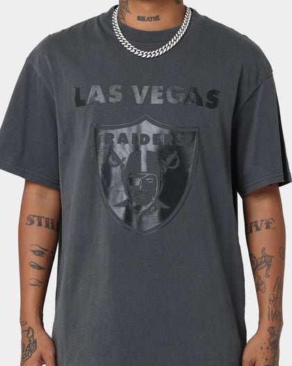 Majestic Athletic Las Vegas Raiders Tonals Logo T-Shirt Gunmetal