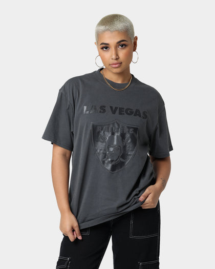 Majestic Athletic Las Vegas Raiders Tonals Logo T-Shirt Gunmetal
