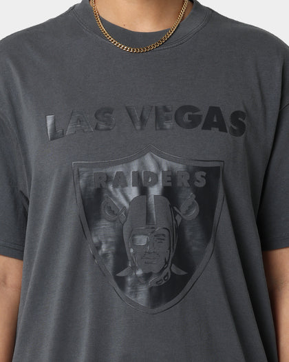 Majestic Athletic Las Vegas Raiders Tonals Logo T-Shirt Gunmetal
