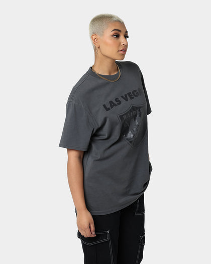 Majestic Athletic Las Vegas Raiders Tonals Logo T-Shirt Gunmetal