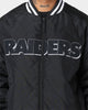Majestic Athletic Las Vegas Raiders Tonals Quilt Varsity Jacket Black