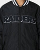 Majestic Athletic Las Vegas Raiders Tonals Quilt Varsity Jacket Black