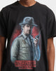 Goat Crew X Stranger Things Chief Hopper Vintage T-Shirt Black Wash