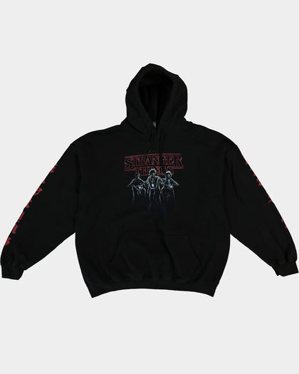 Goat Crew X Stranger Things Hawkins Vintage Hoodie Black Wash