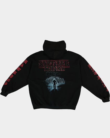 Goat Crew X Stranger Things Hawkins Vintage Hoodie Black Wash