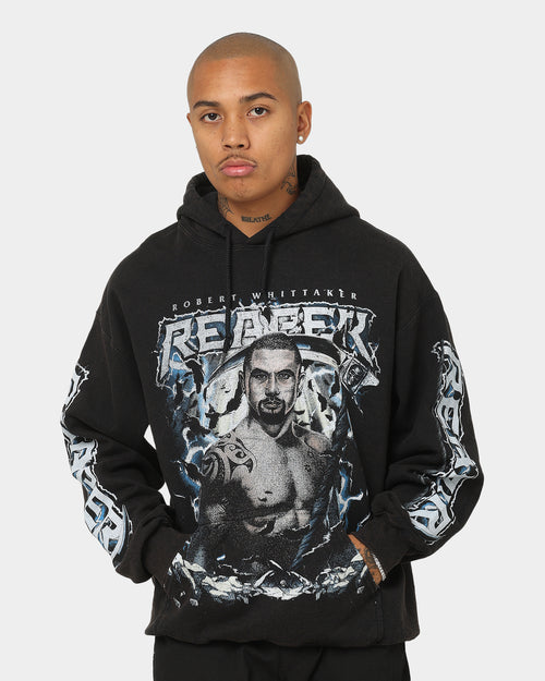 Goat Crew X Robert Whittaker Vintage Hoodie Washed Black