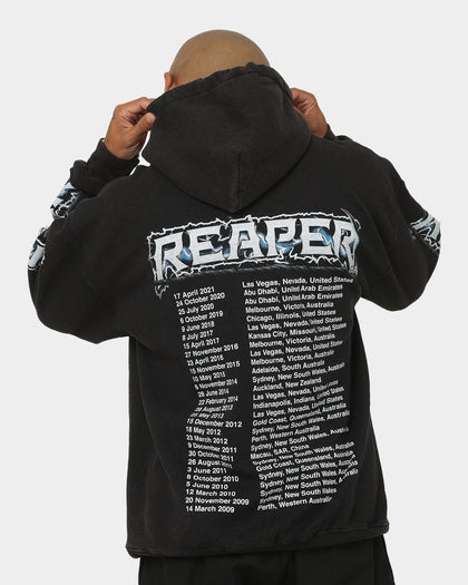 Goat Crew X Robert Whittaker Vintage Hoodie Washed Black