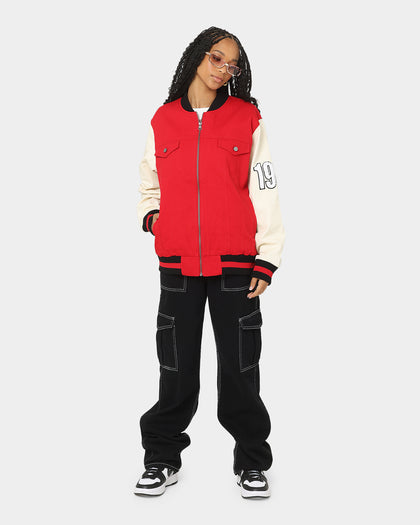 EN ES Women's Throw Back Jacket Red