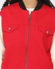EN ES Women's Throw Back Jacket Red