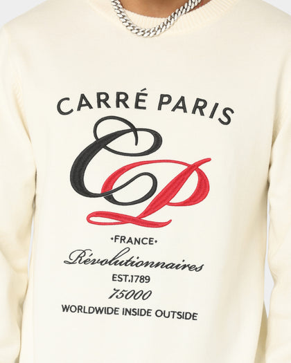 Carré Revolutionnaires Knit Sweater Off White