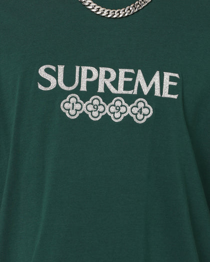 Supreme Glitter Short Sleeve T-Shirt Green