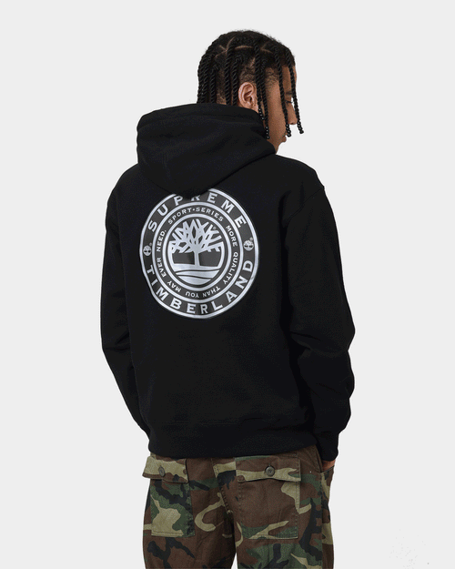 Supreme Supreme X Timberland Hooded Sweatshirt Black