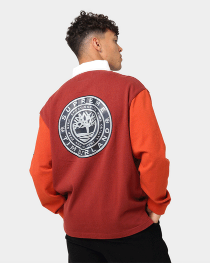 Supreme Supreme X Timberland Rugby Polo Brick