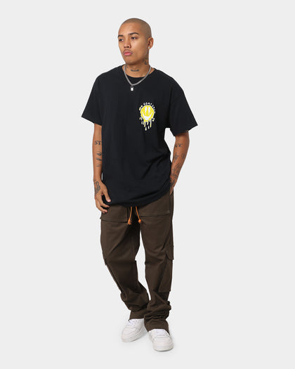 Goat Crew Drippy Smile T-Shirt Black
