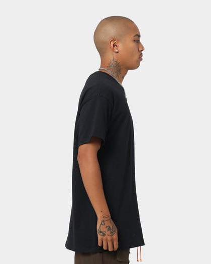 Goat Crew Drippy Smile T-Shirt Black