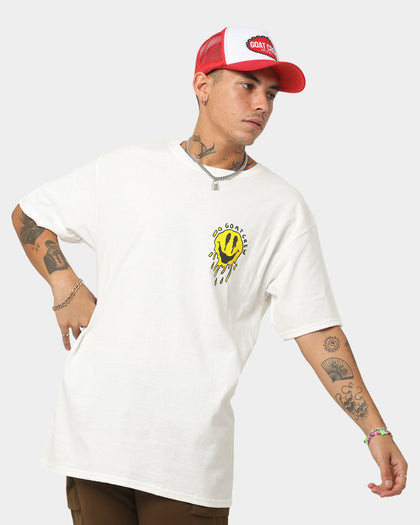 Goat Crew Drippy Smile T-Shirt White