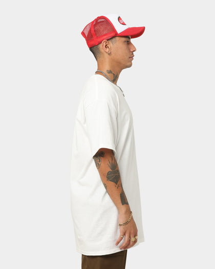 Goat Crew Drippy Smile T-Shirt White