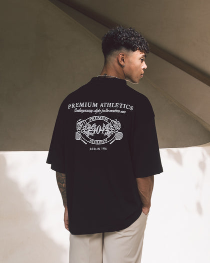 404 Premium Athletics Vintage T-Shirt Black