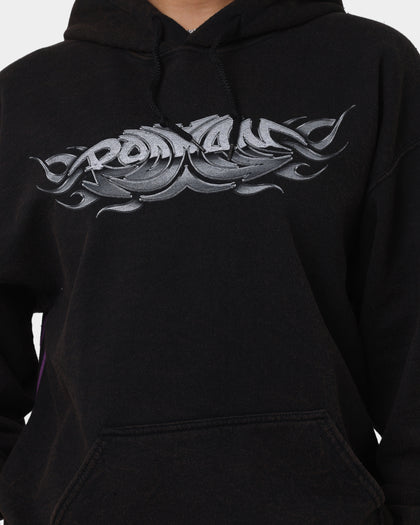 Rodman Brand Metal Logo Vintage Hoodie Black Wash
